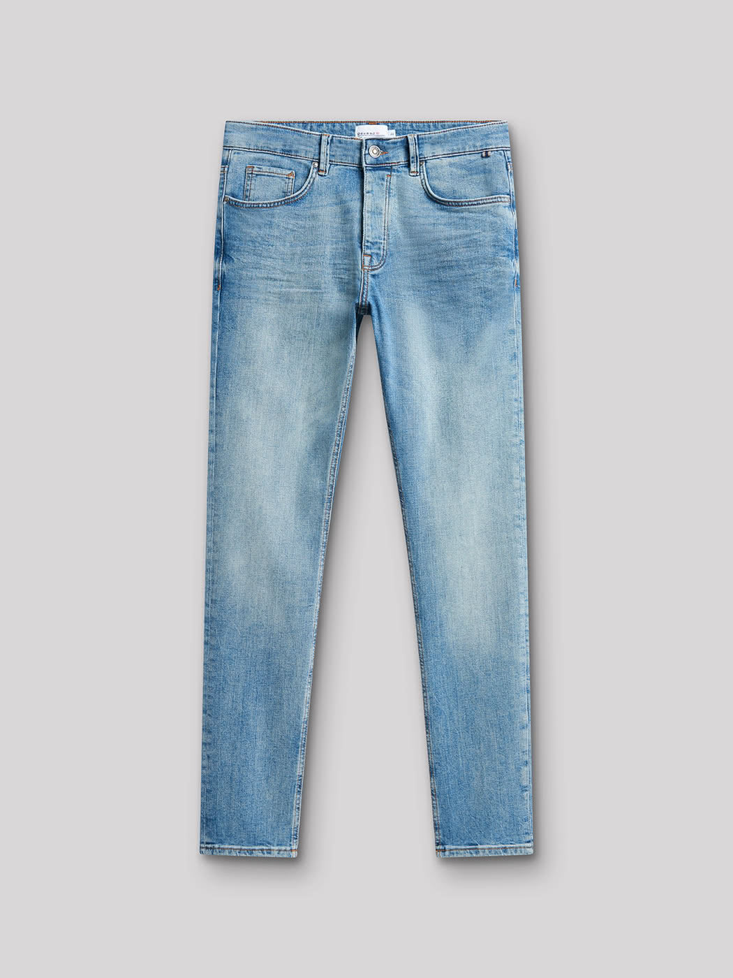 Jean denim slim en coton mélangé - DEVRED 1902