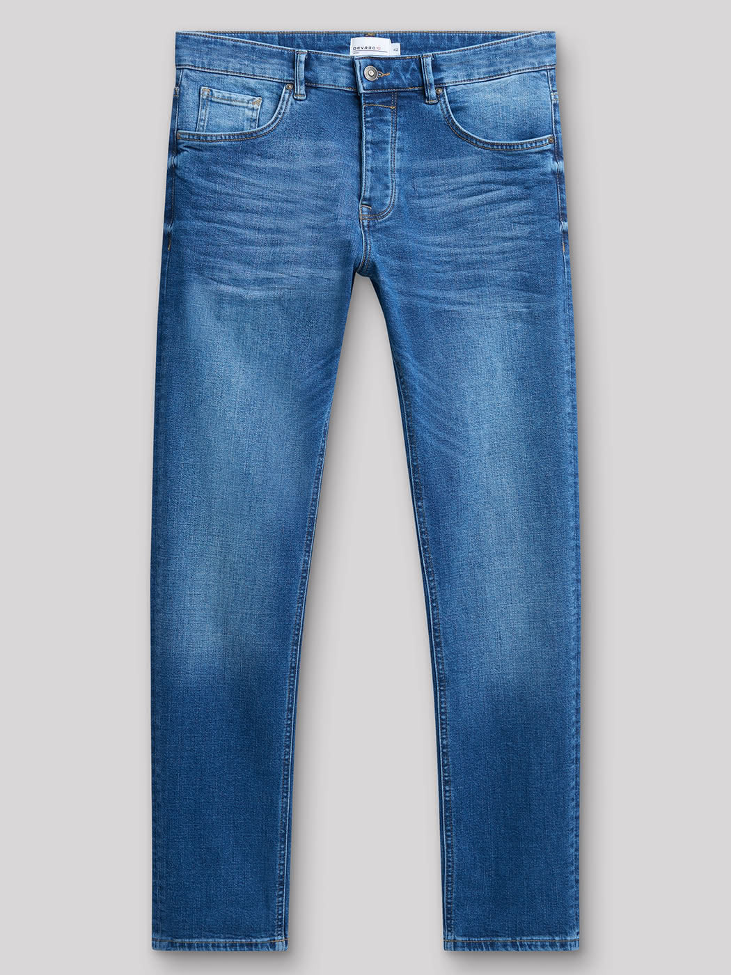Jean denim slim en coton mélangé - DEVRED 1902