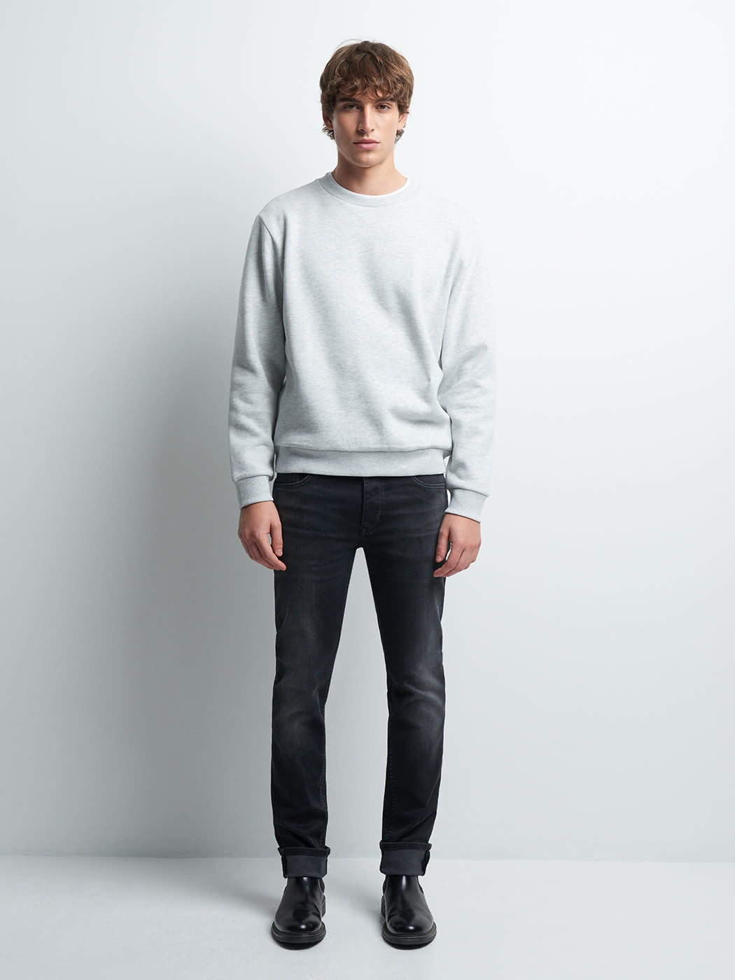 Jean denim slim en coton mélangé - DEVRED 1902