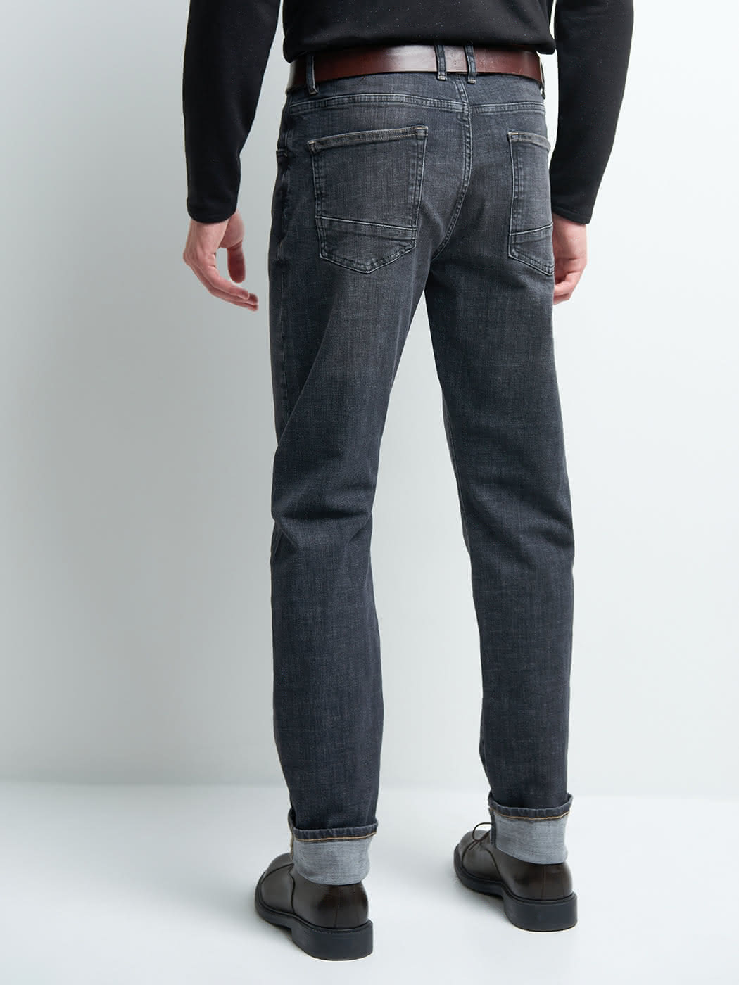 Jean denim regular en coton mélangé - DEVRED 1902