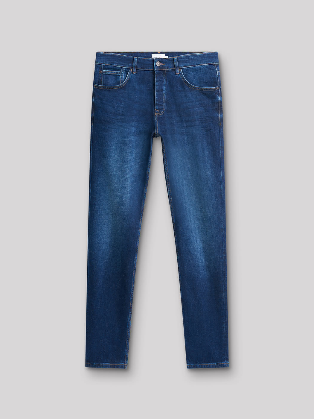 Jean denim slim en coton mélangé - DEVRED 1902