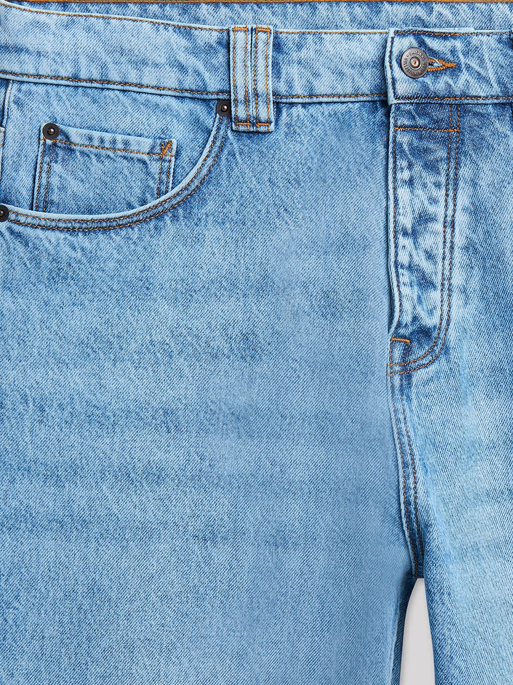 Jean denim loose fit en coton mélangé - DEVRED 1902