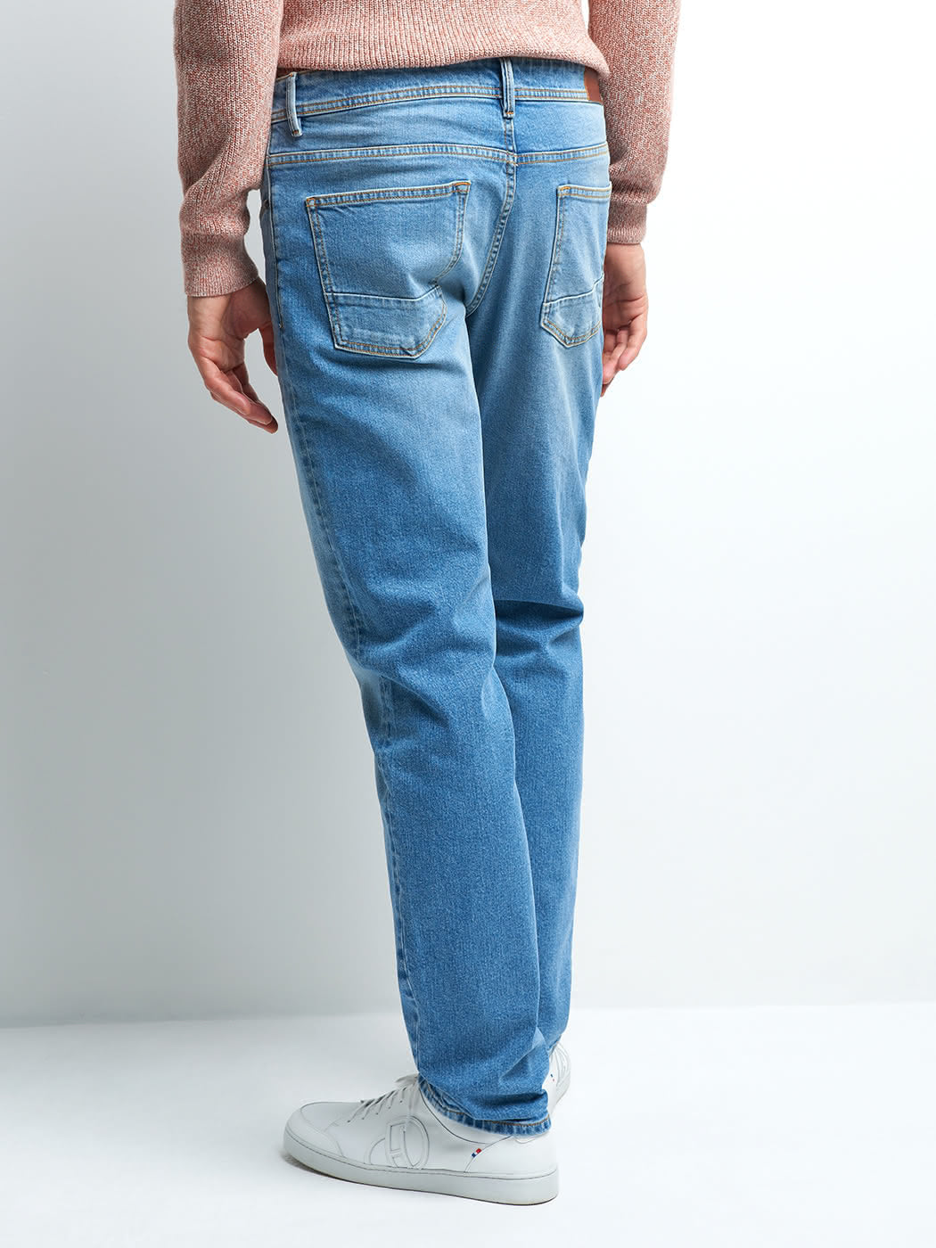 Jean denim regular en coton mélangé - DEVRED 1902