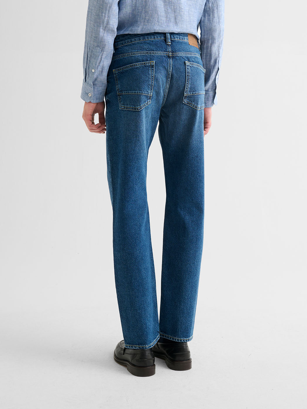 Jean denim délavé regular 100% coton - DEVRED 1902