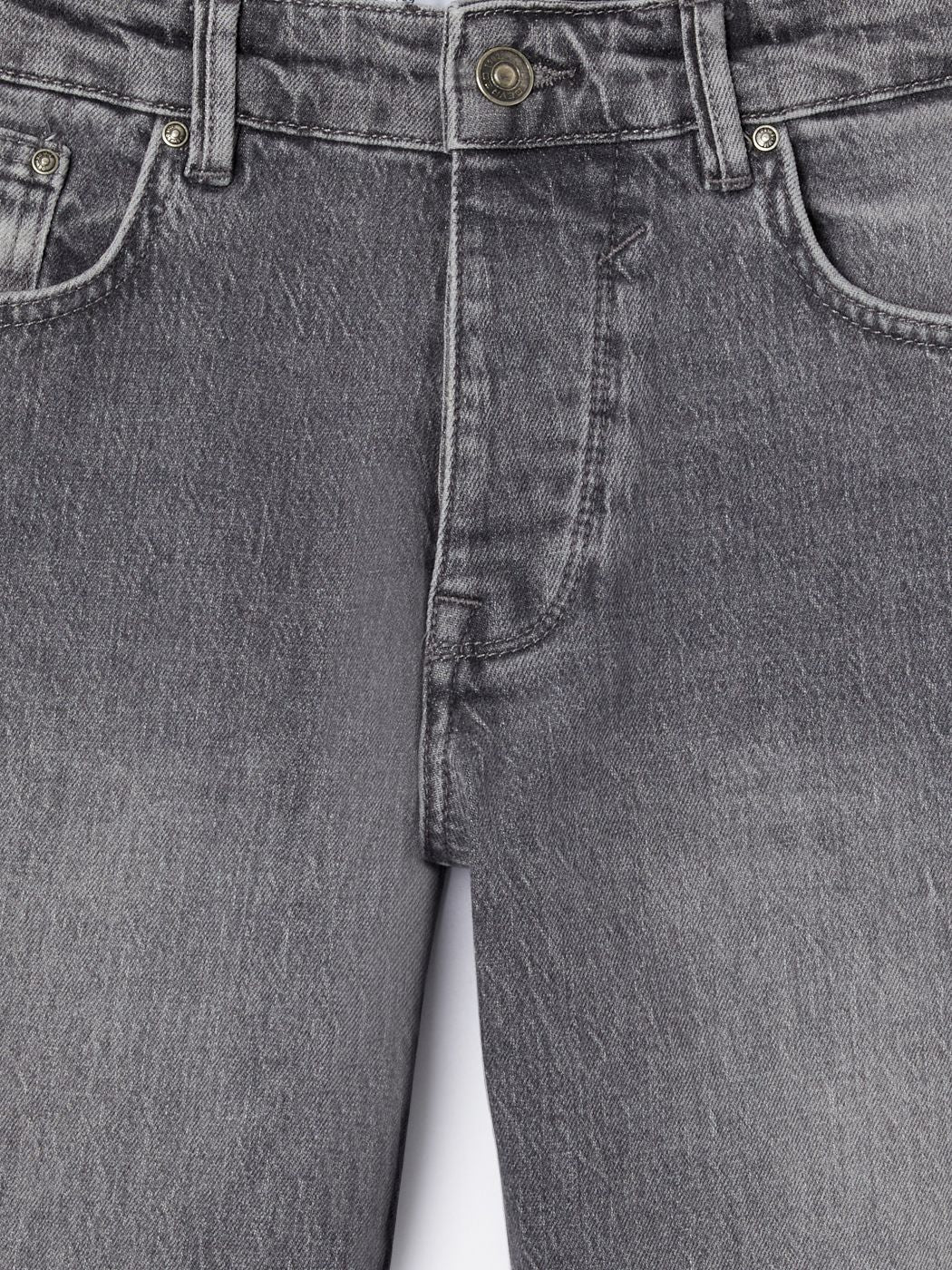 Jean denim regular en coton délavé - DEVRED 1902