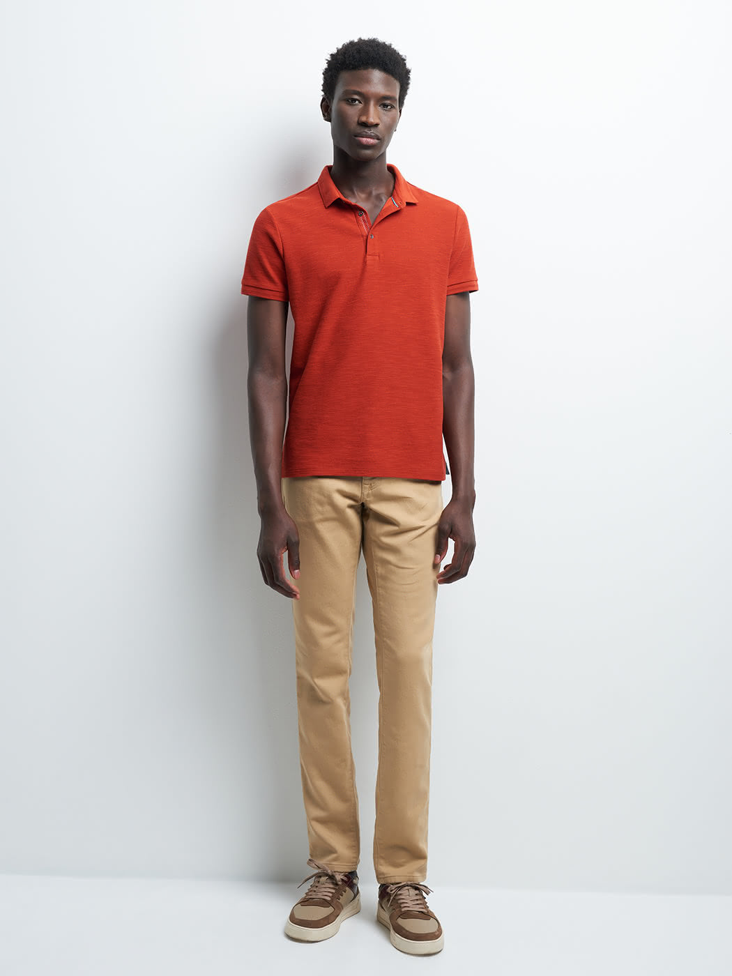 Jean couleur slim en coton élasthane uni - DEVRED 1902