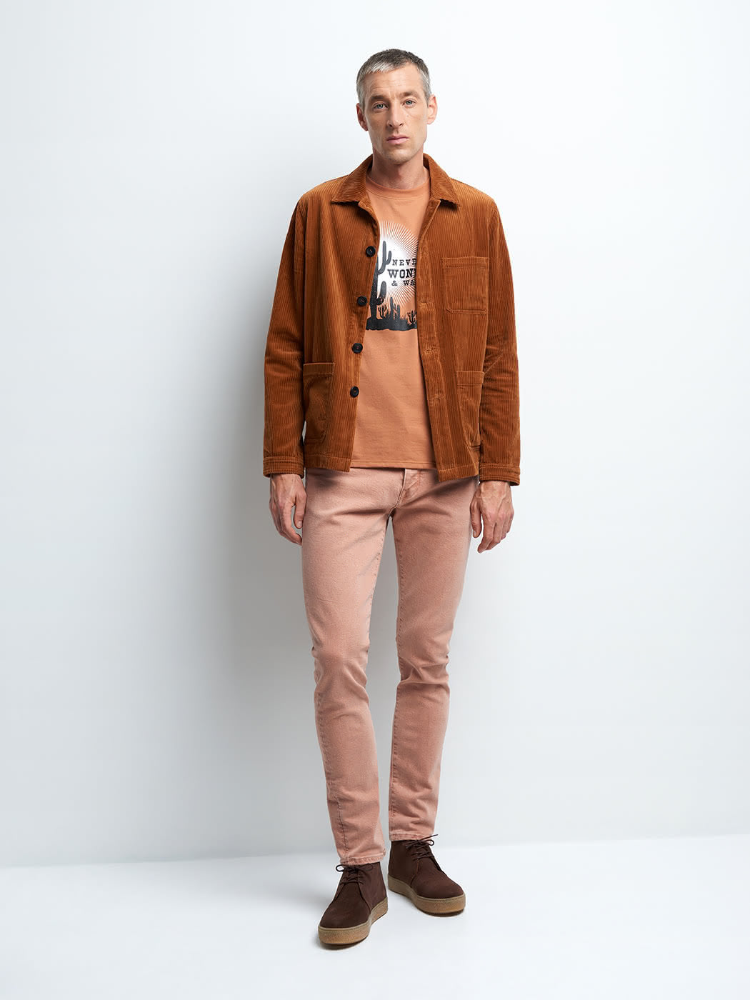 Jean couleur slim stretch délavé - DEVRED 1902