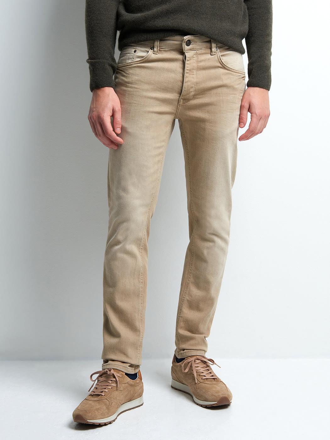 Jean couleur slim stretch délavé - DEVRED 1902