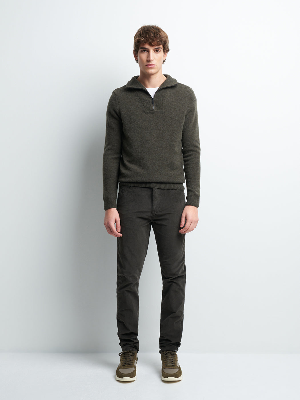 Jean couleur slim stretch en velours - DEVRED 1902