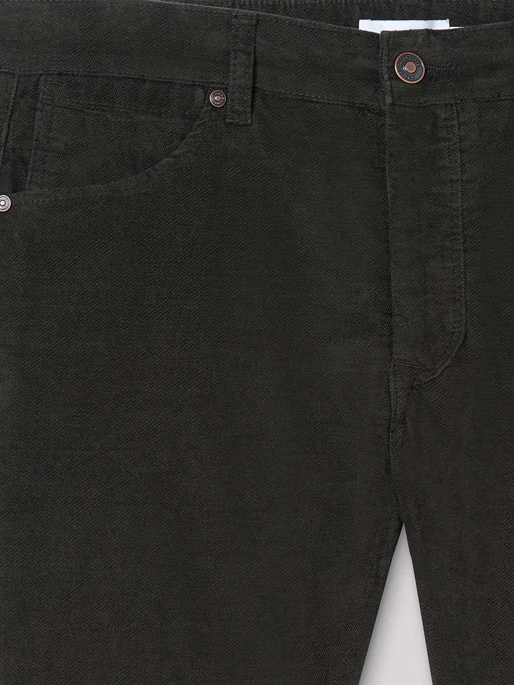 Jean couleur slim stretch en velours - DEVRED 1902