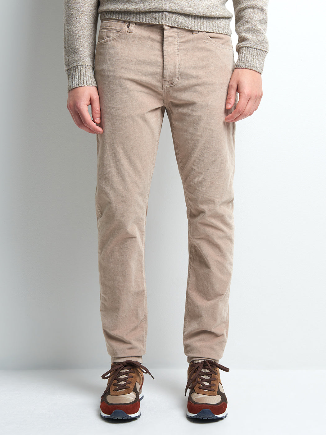 Jean couleur slim stretch en velours - DEVRED 1902