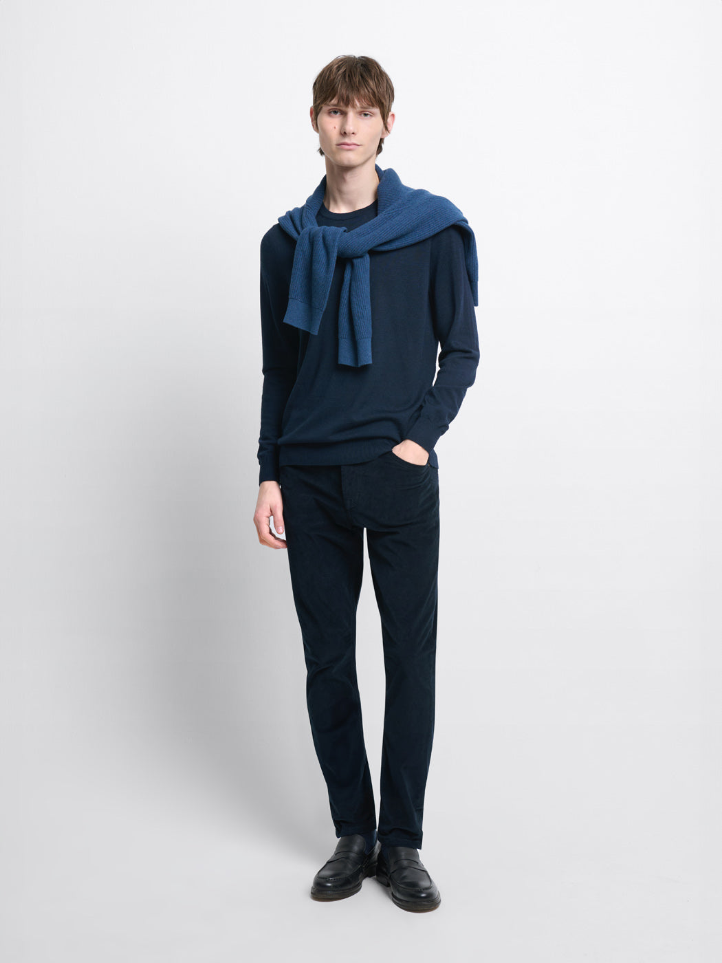 Jean couleur slim en velours - DEVRED 1902