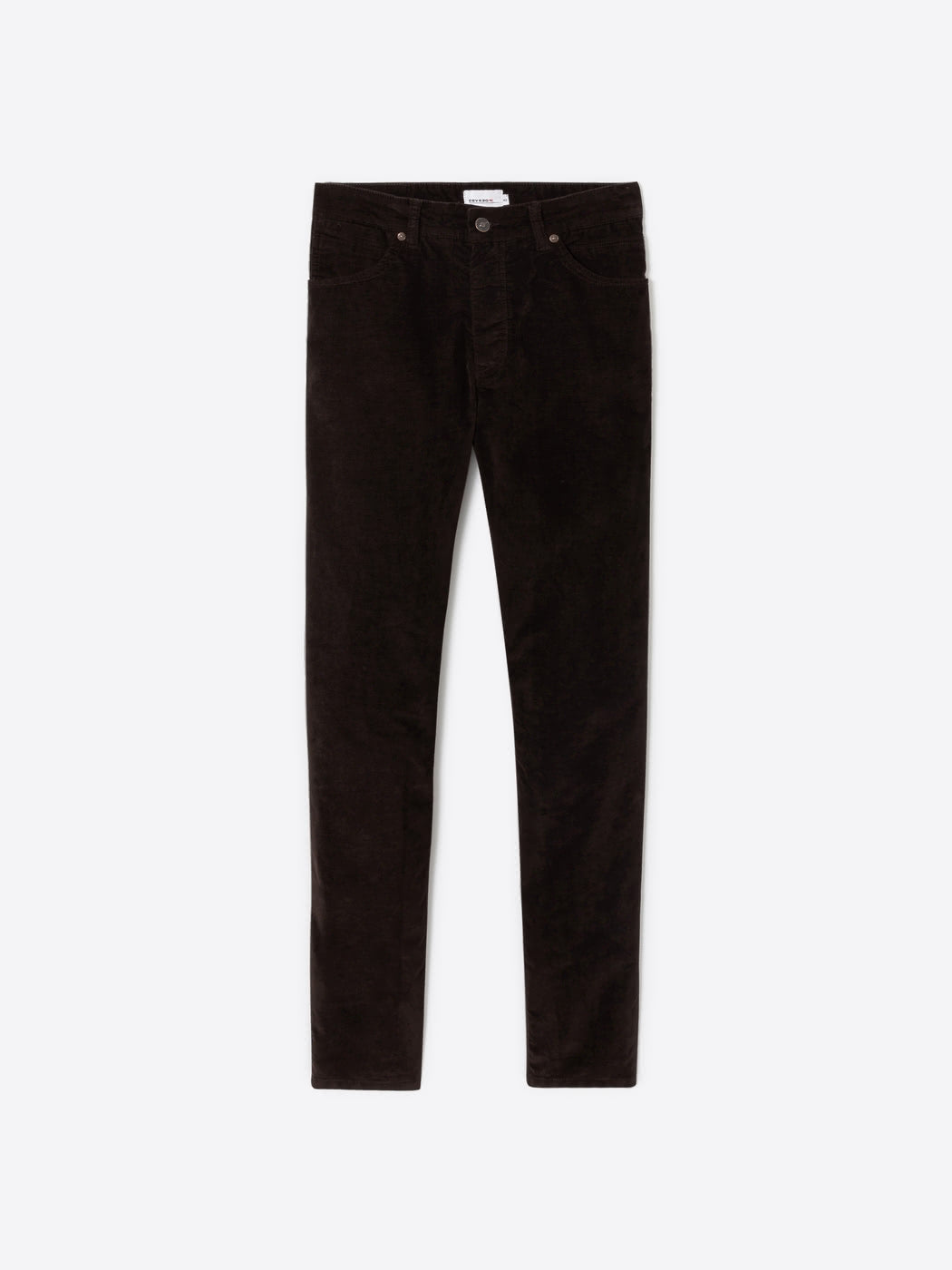 Jean couleur slim en velours - DEVRED 1902