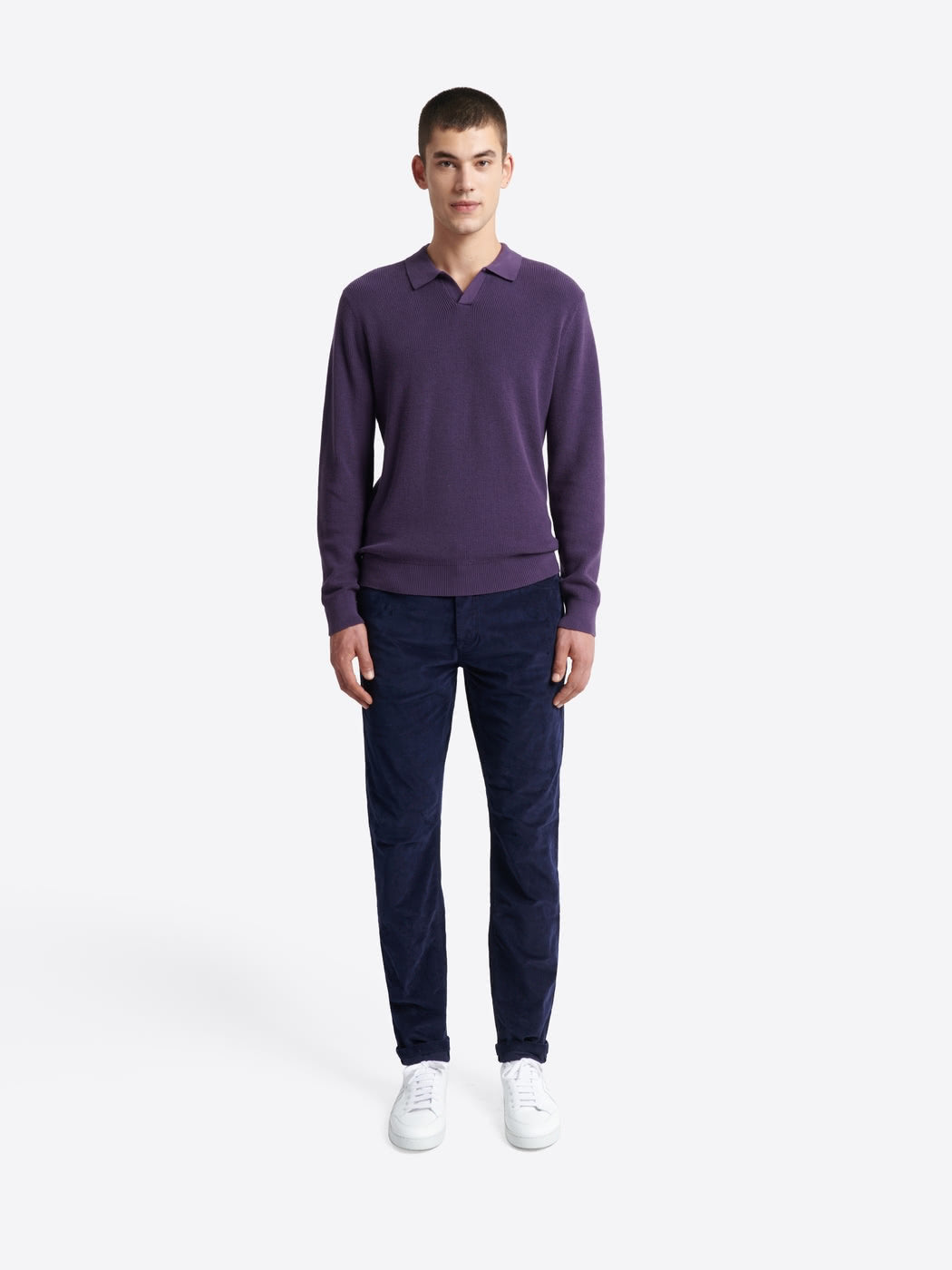 Jean couleur slim en velours - DEVRED 1902