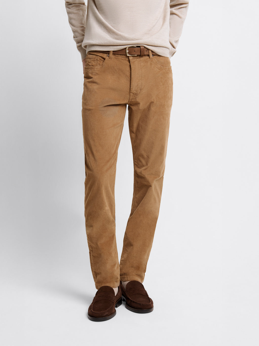 Jean couleur slim en velours - DEVRED 1902