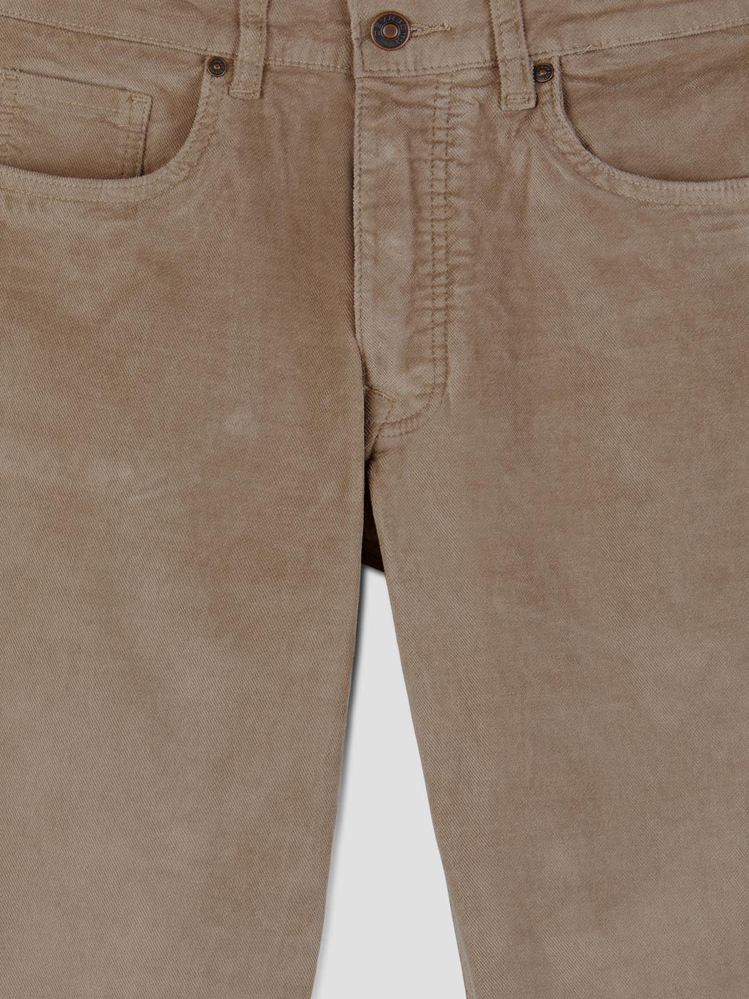Jean couleur slim en velours - DEVRED 1902