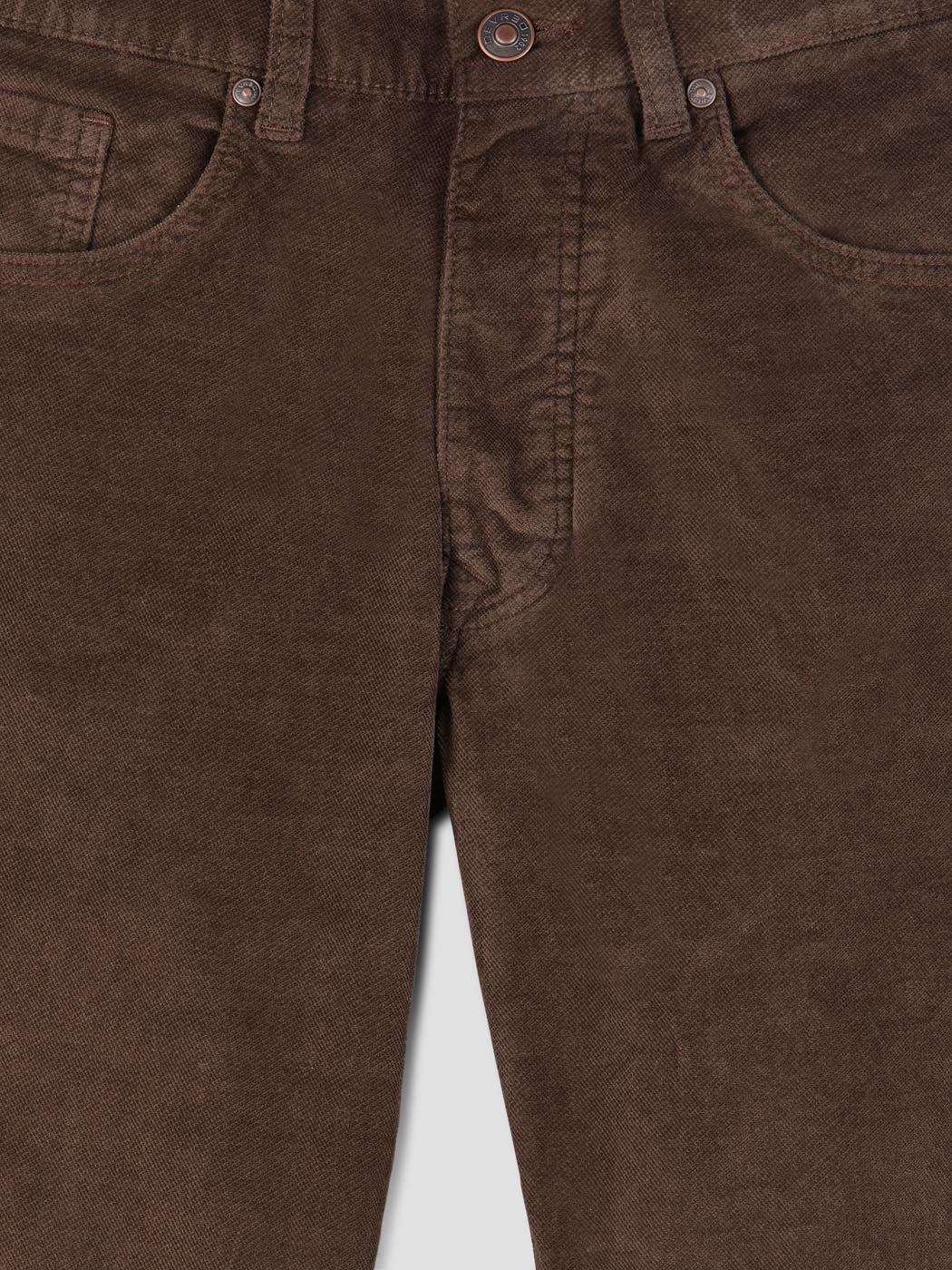Jean couleur slim en velours - DEVRED 1902