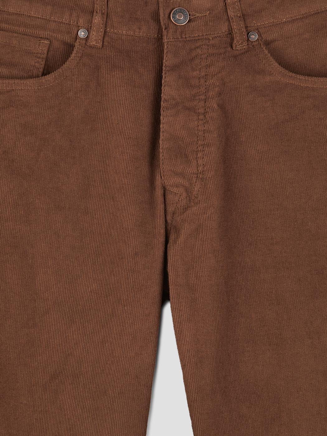 Jean couleur regular en velours - DEVRED 1902