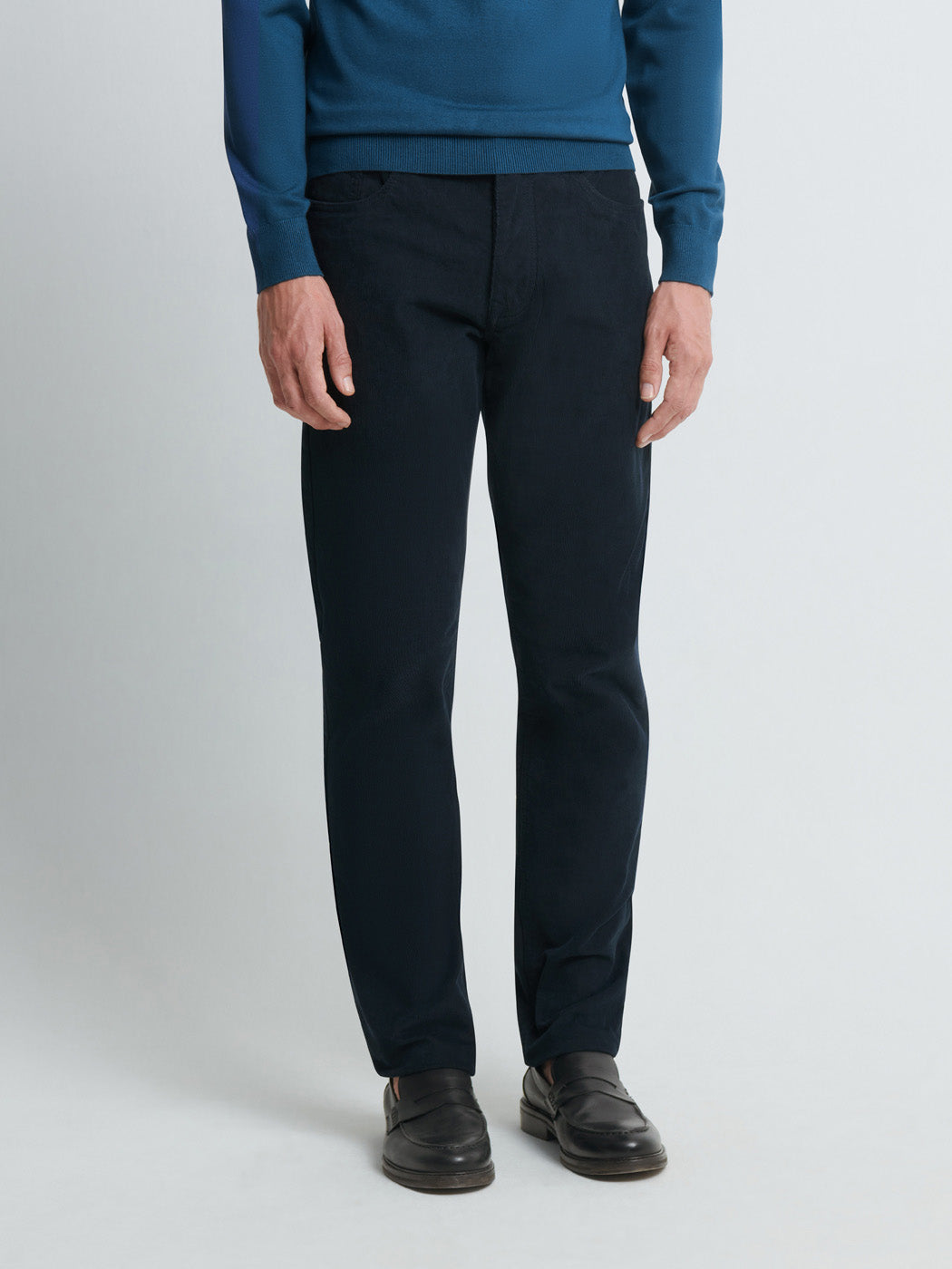 Jean couleur slim en velours - DEVRED 1902