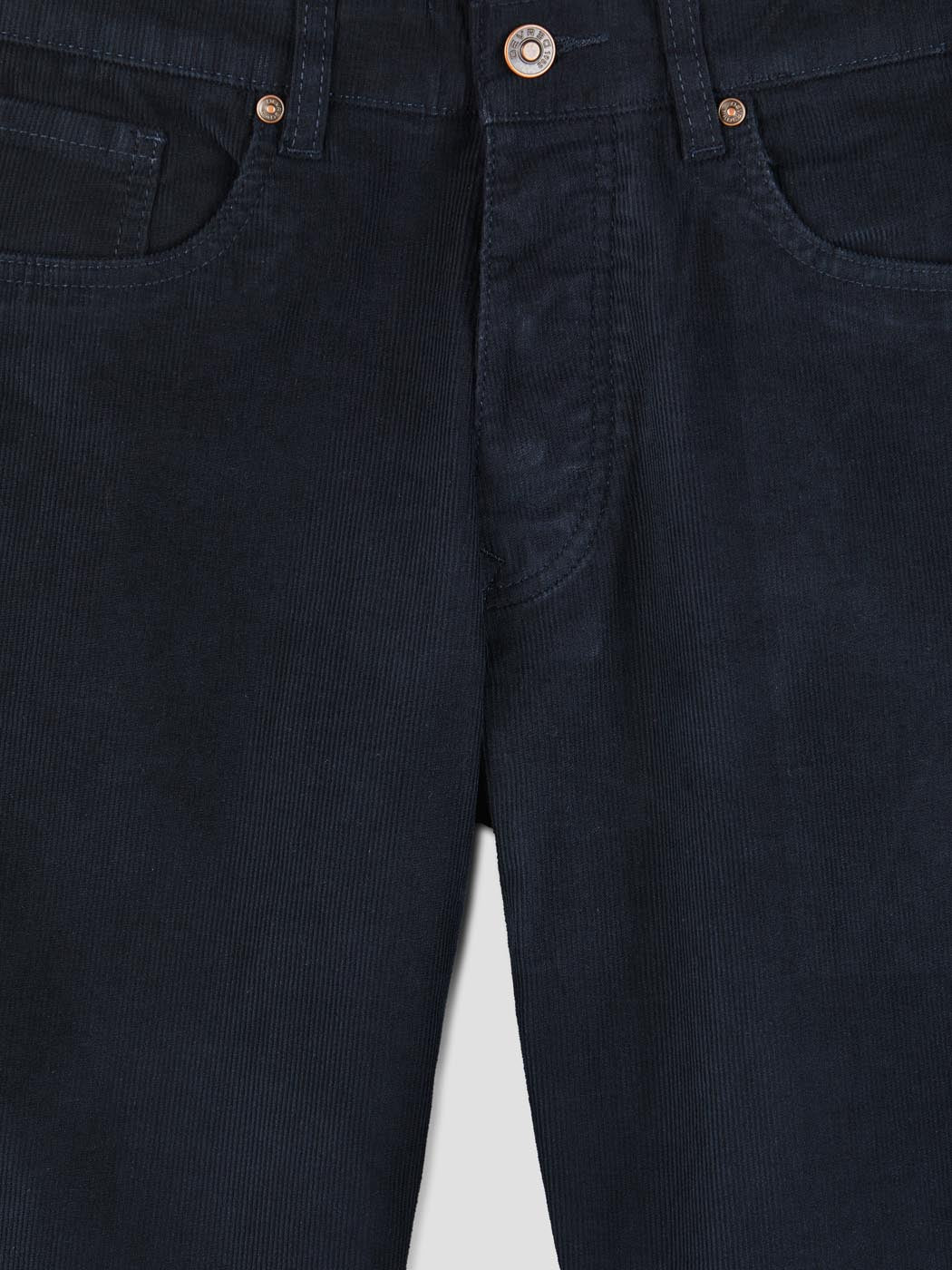Jean couleur slim en velours - DEVRED 1902