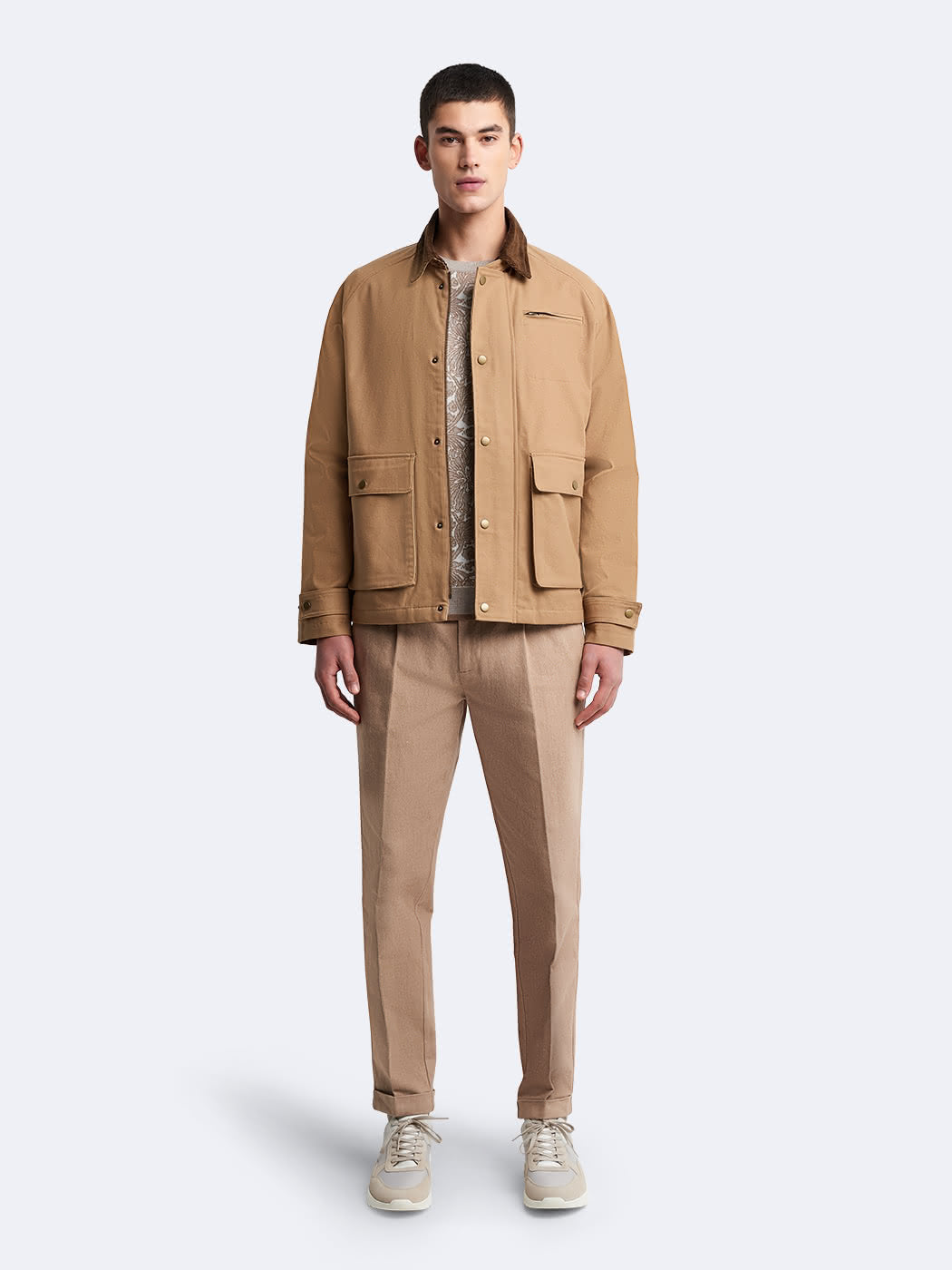Blouson zippé col velours côtelé - DEVRED 1902
