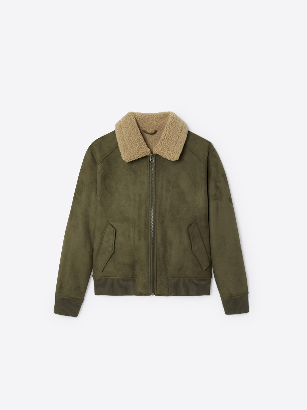 Blouson aviateur col sherpa - L'atelier - DEVRED 1902
