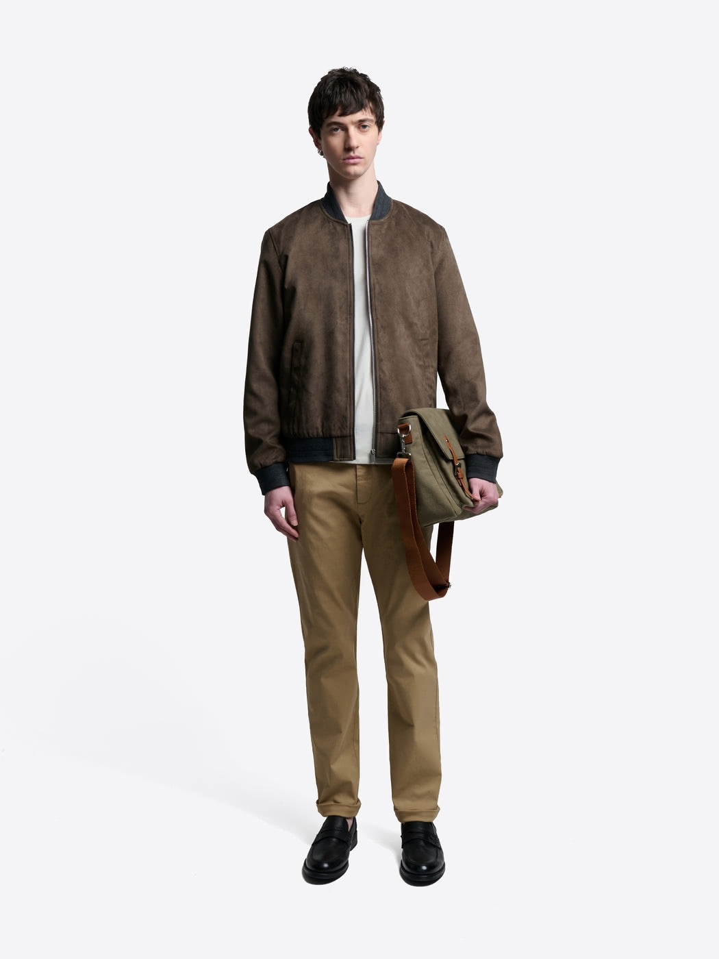 Blouson en suédine col teddy - DEVRED 1902