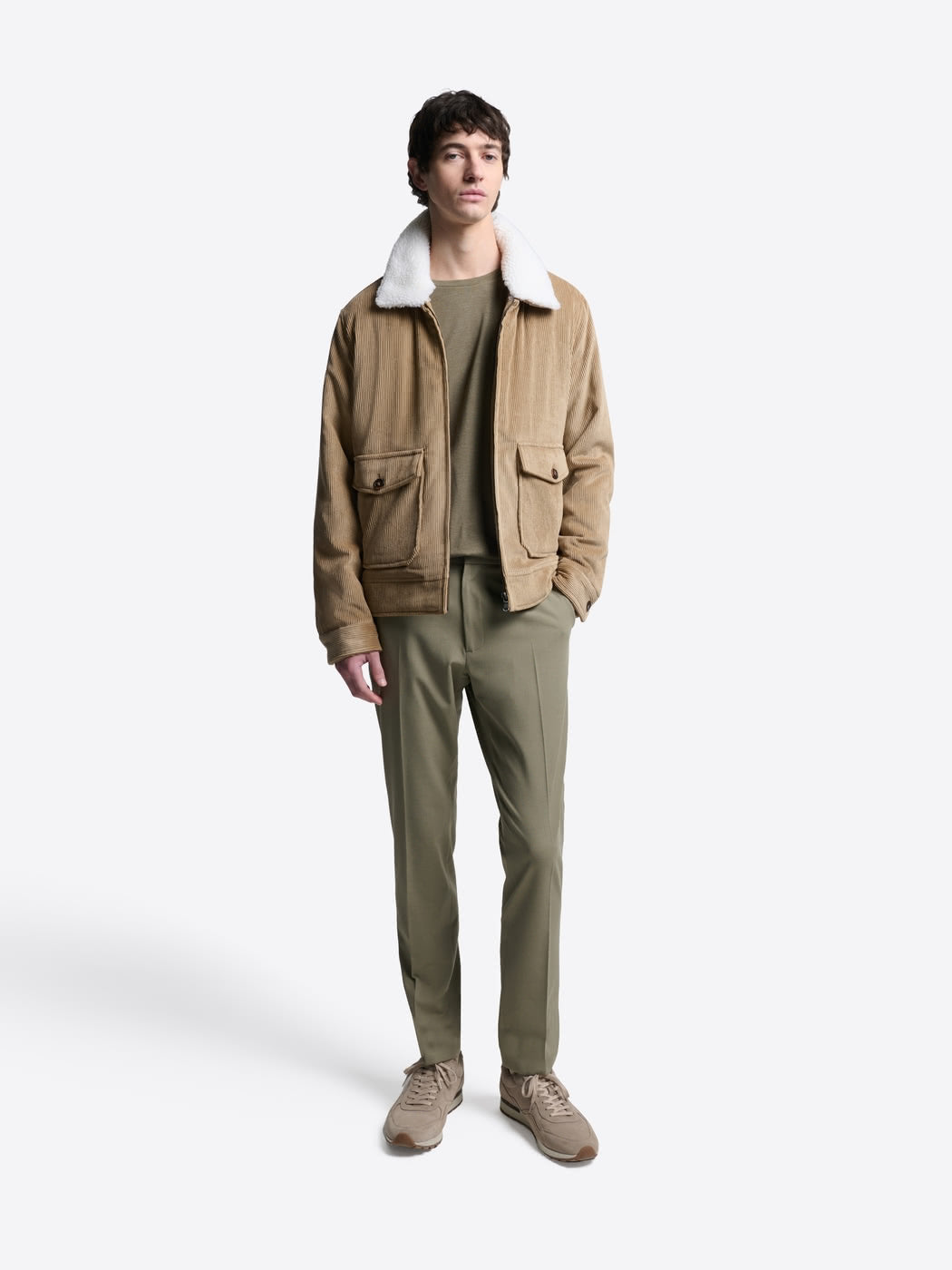 Blouson en velours col sherpa - DEVRED 1902
