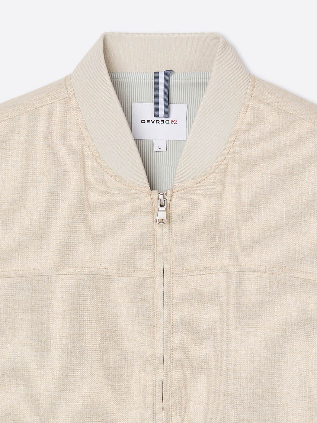 Blouson en coton lin col teddy - DEVRED 1902