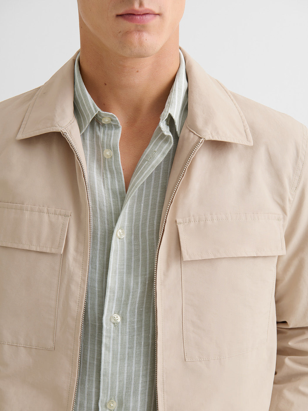 Veste casual déperlante col chemise - DEVRED 1902