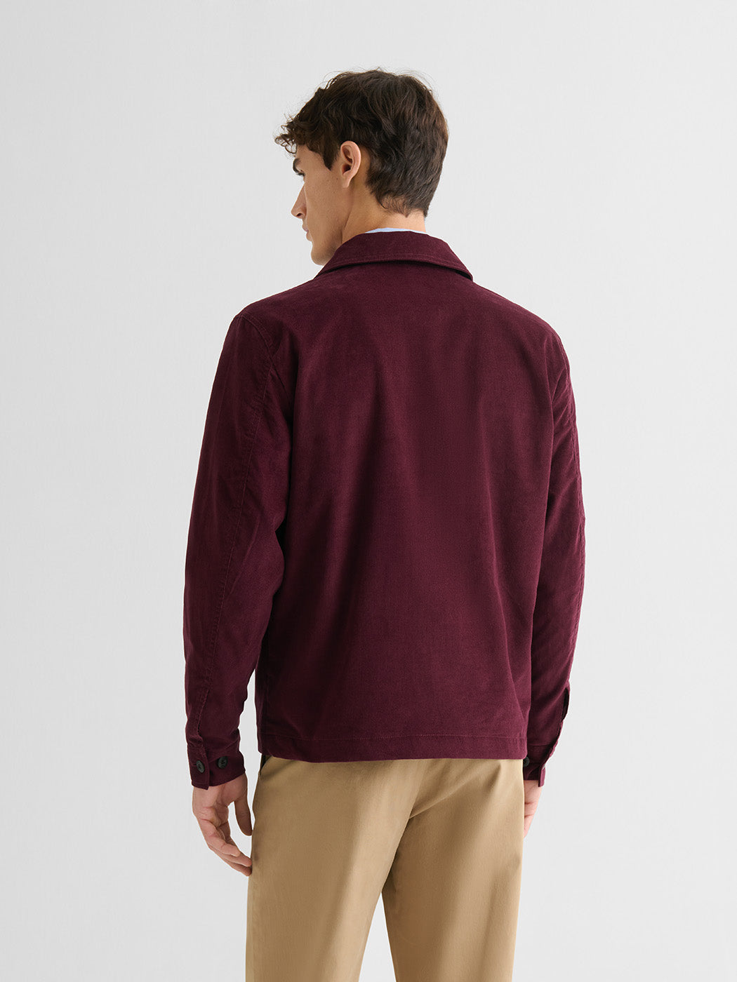 Veste casual en velours col chemise - DEVRED 1902