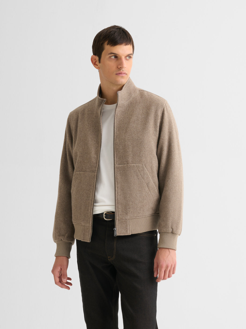 Blouson zippé esprit laine bouillie - DEVRED 1902
