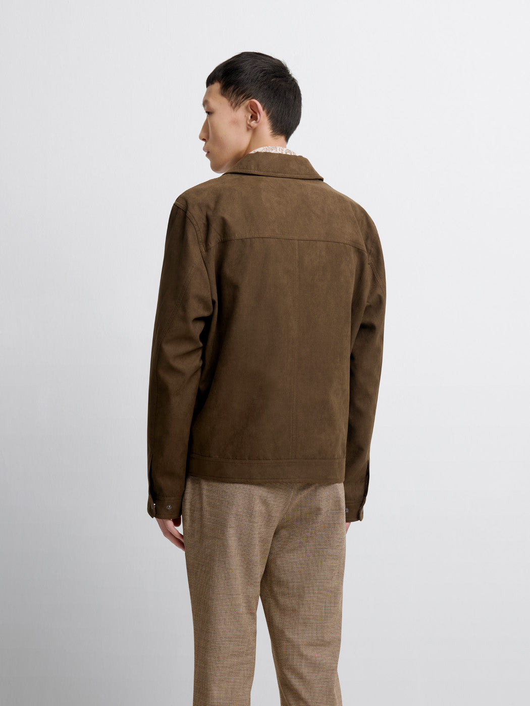 Blouson en suédine col chemise - DEVRED 1902