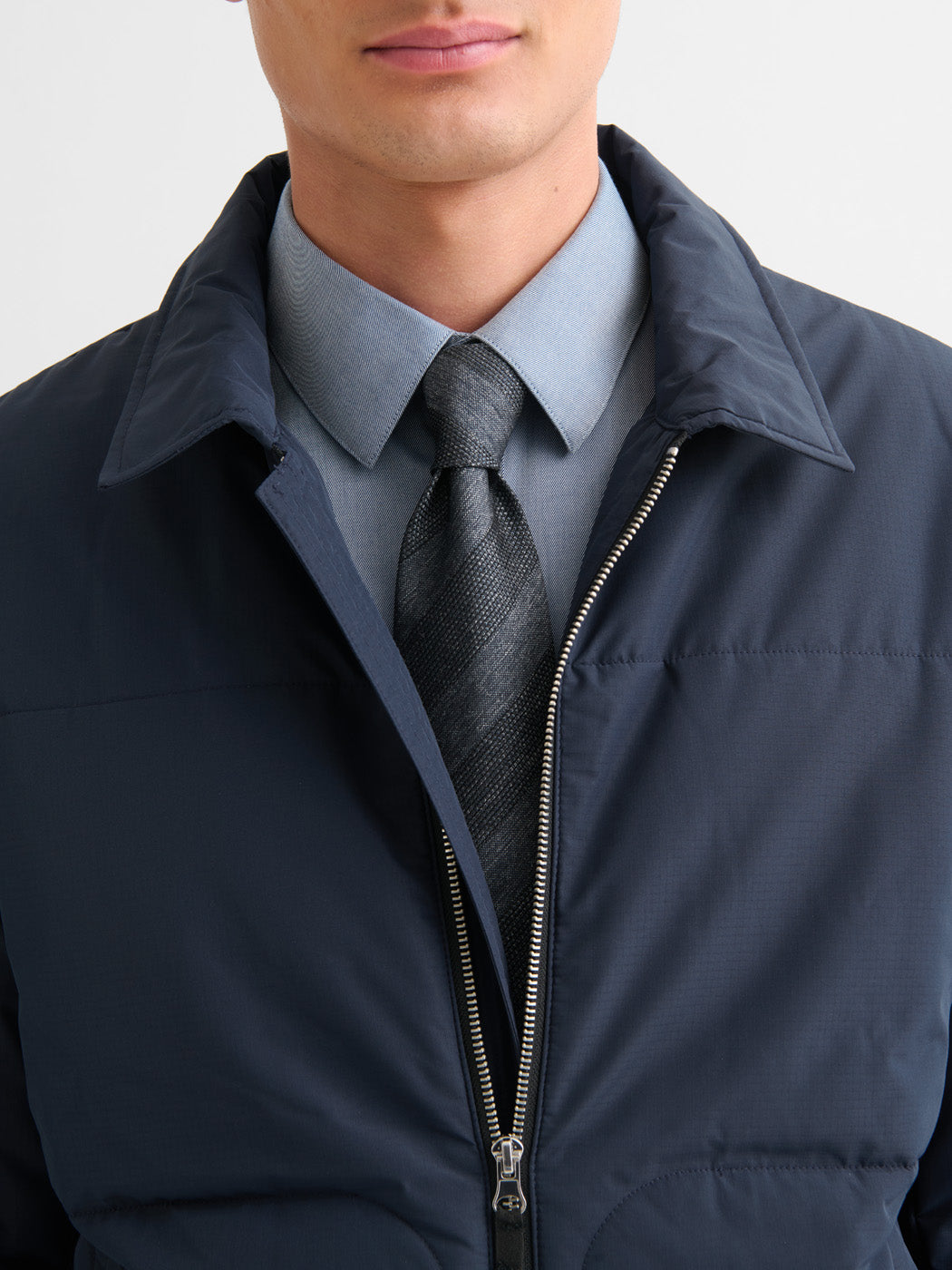 Blouson zippé matelassé col chemise - DEVRED 1902