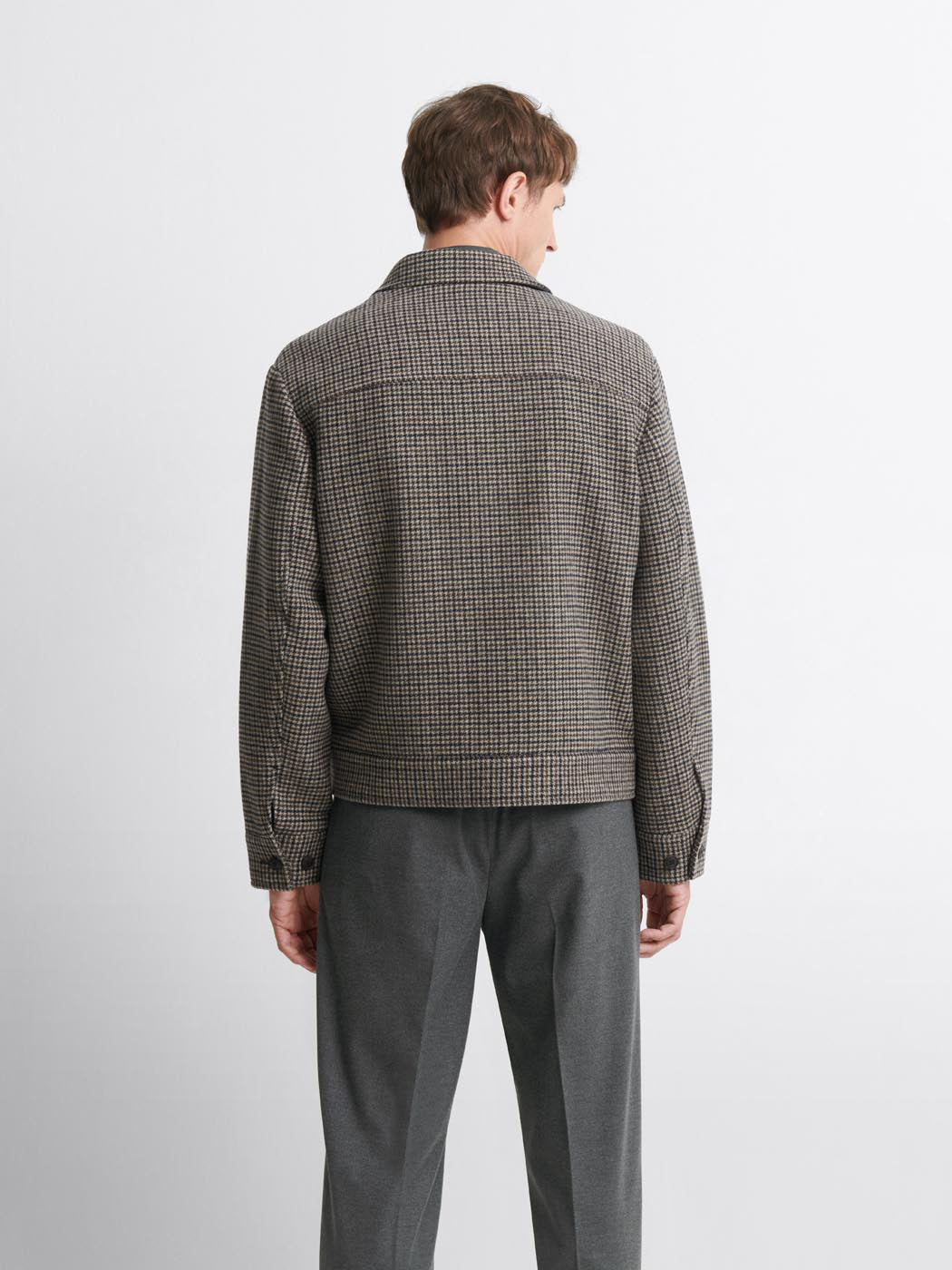 Blouson en laine mélangée à motifs - DEVRED 1902