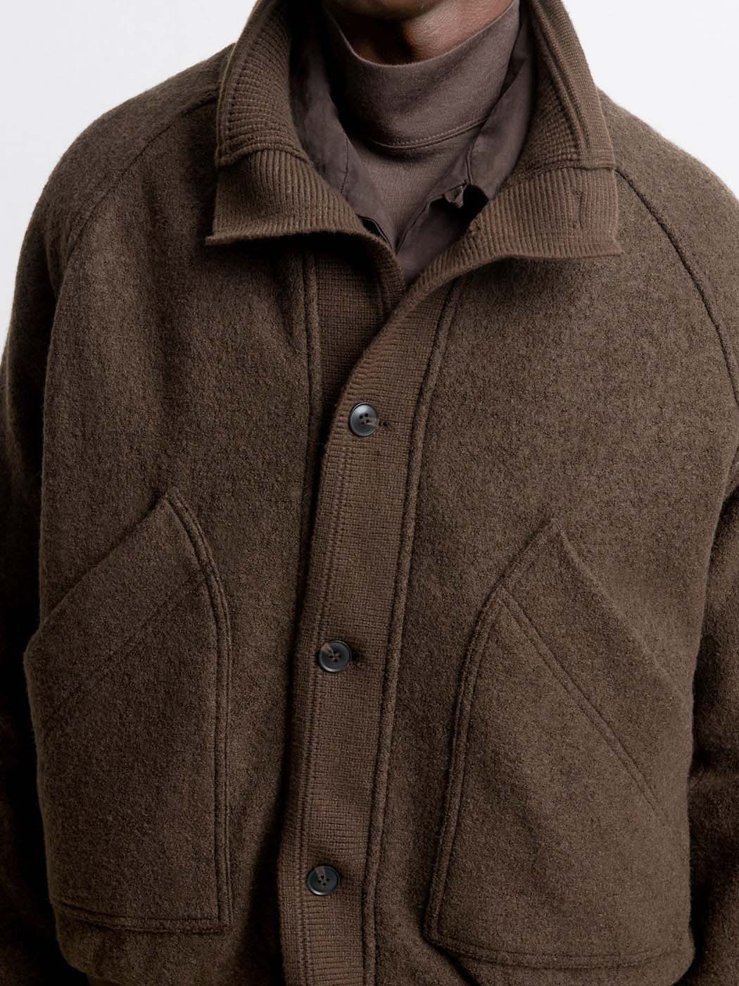 Blouson en laine mélangée - L'atelier - DEVRED 1902