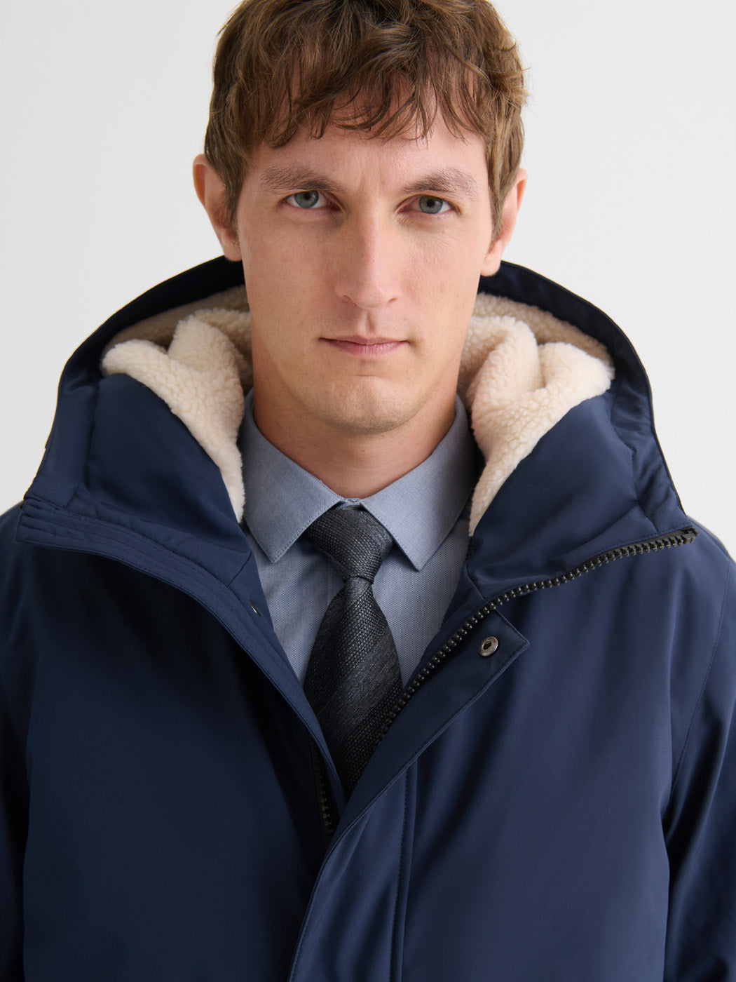 Parka déperlante à capuche sherpa - DEVRED 1902