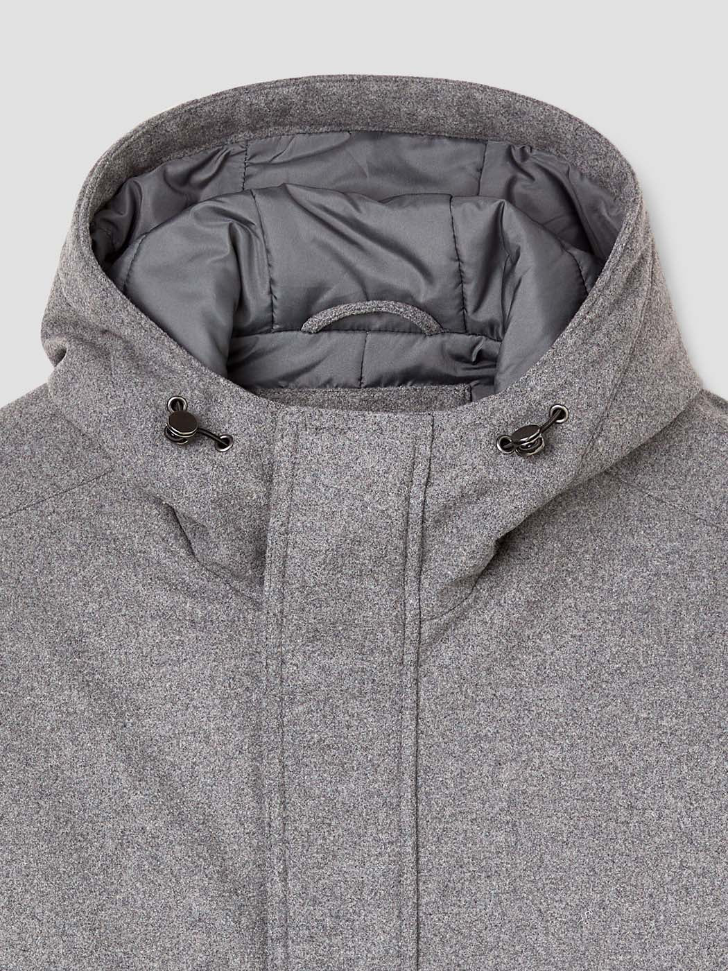 Manteau coupe droite à capuche - DEVRED 1902