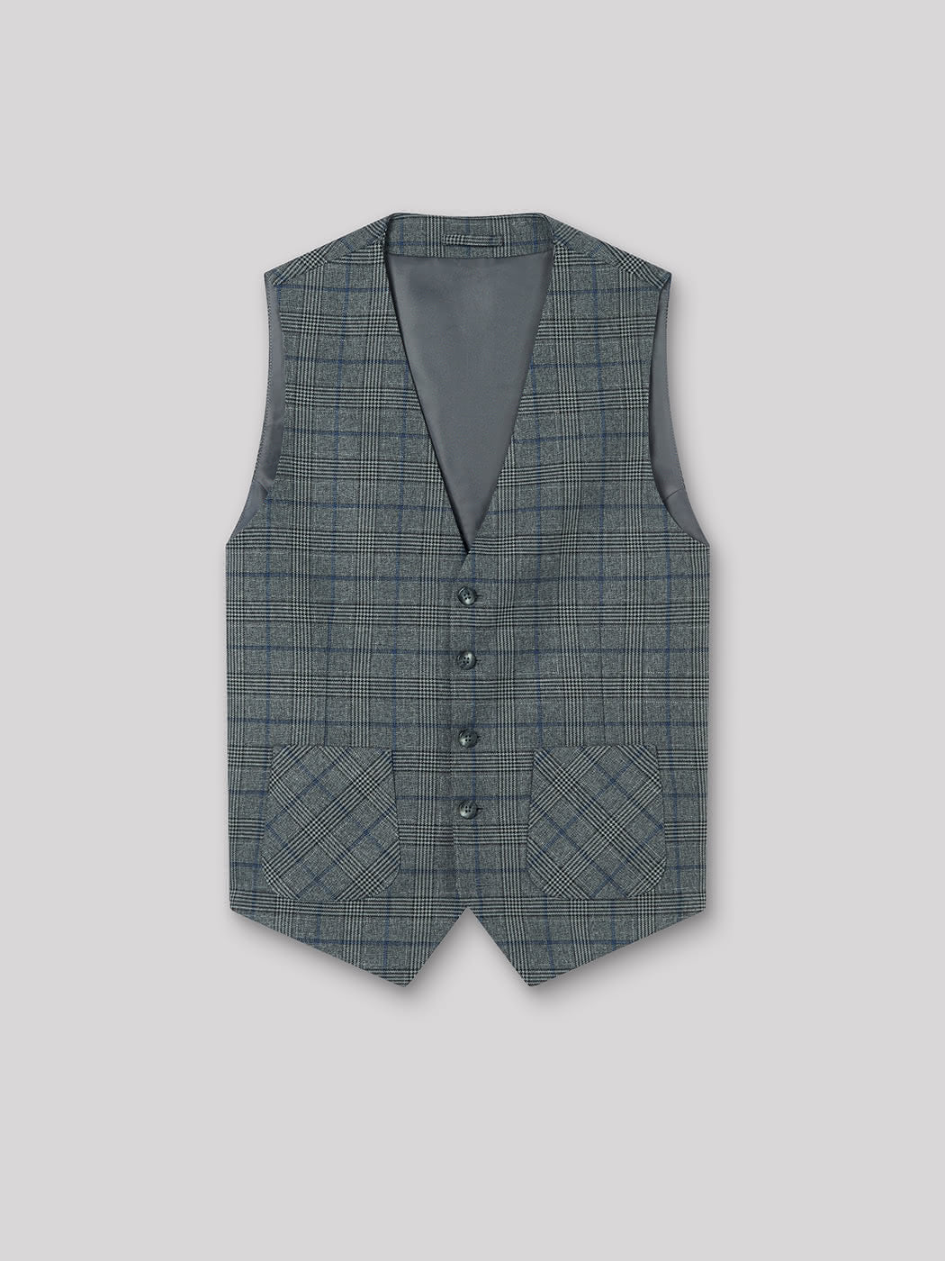 Gilet coordonnable à carreaux - DEVRED 1902