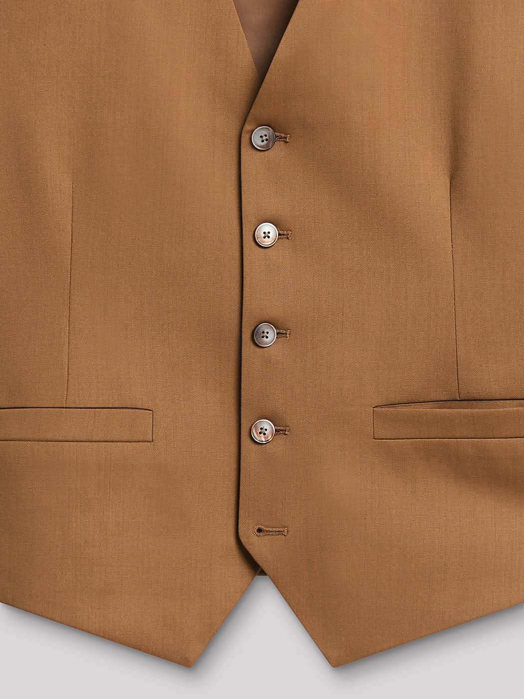 Gilet coordonnable en laine uni - DEVRED 1902