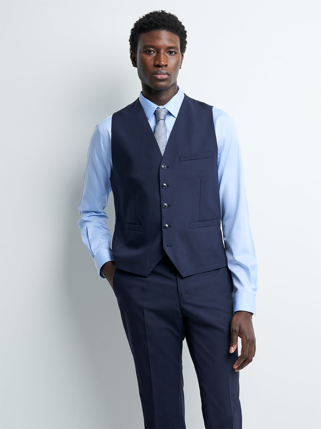 Gilet de costume bistretch en laine - DEVRED 1902