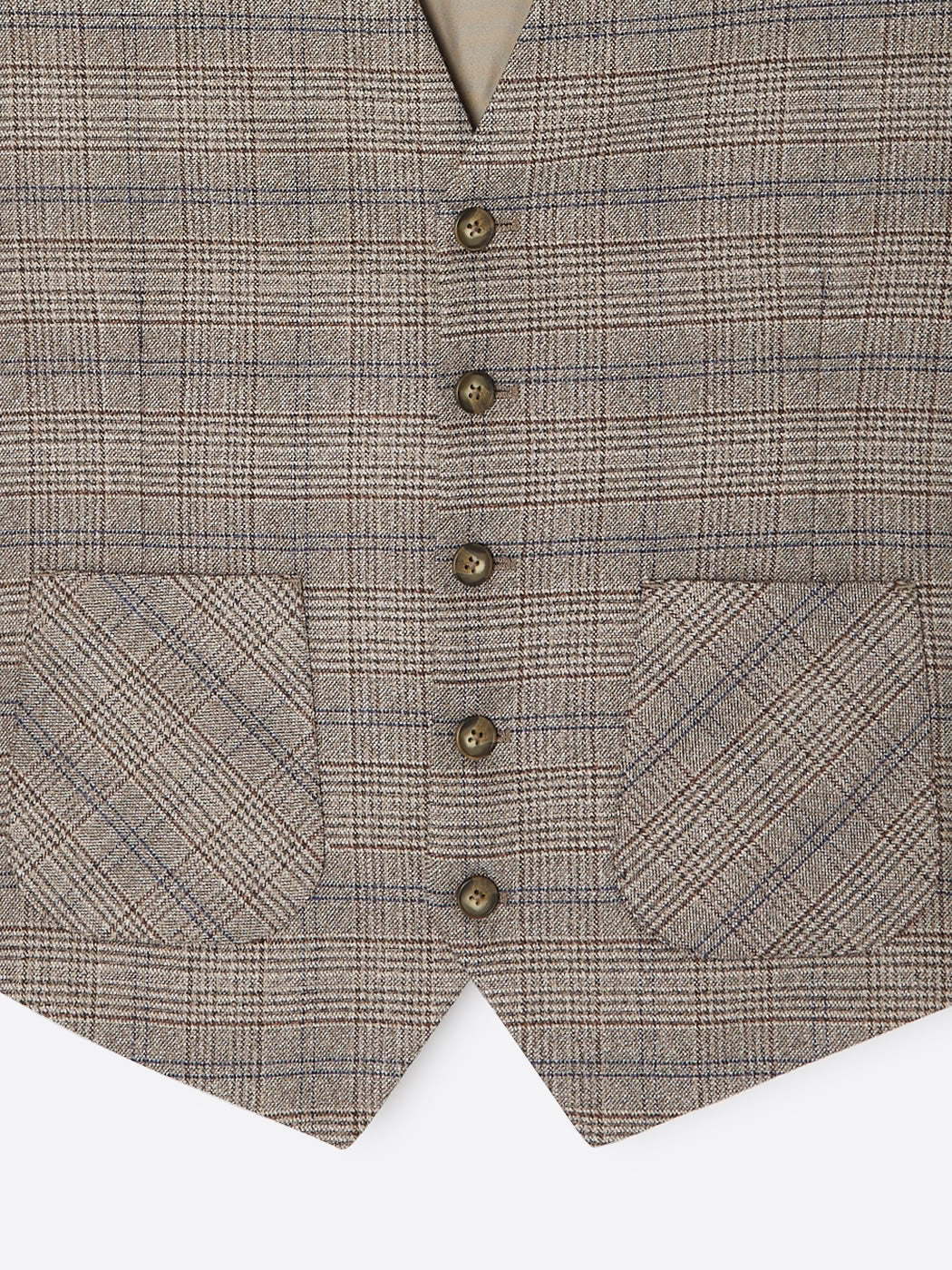 Gilet de costume stretch à carreaux - DEVRED 1902