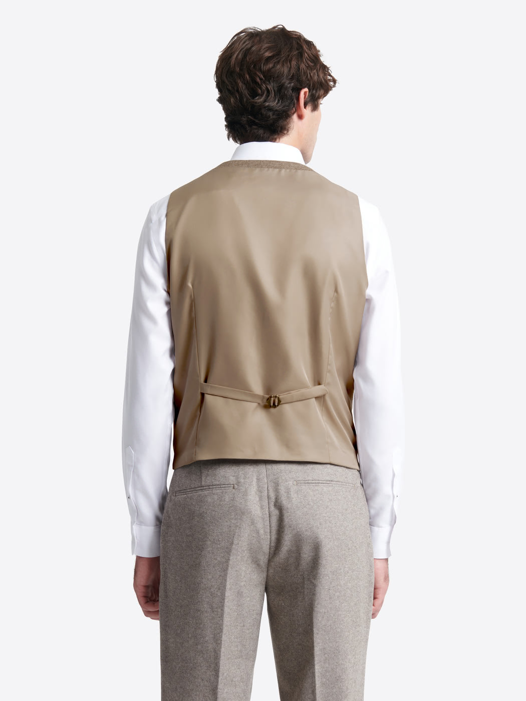 Gilet de costume regular en tweed chiné - DEVRED 1902