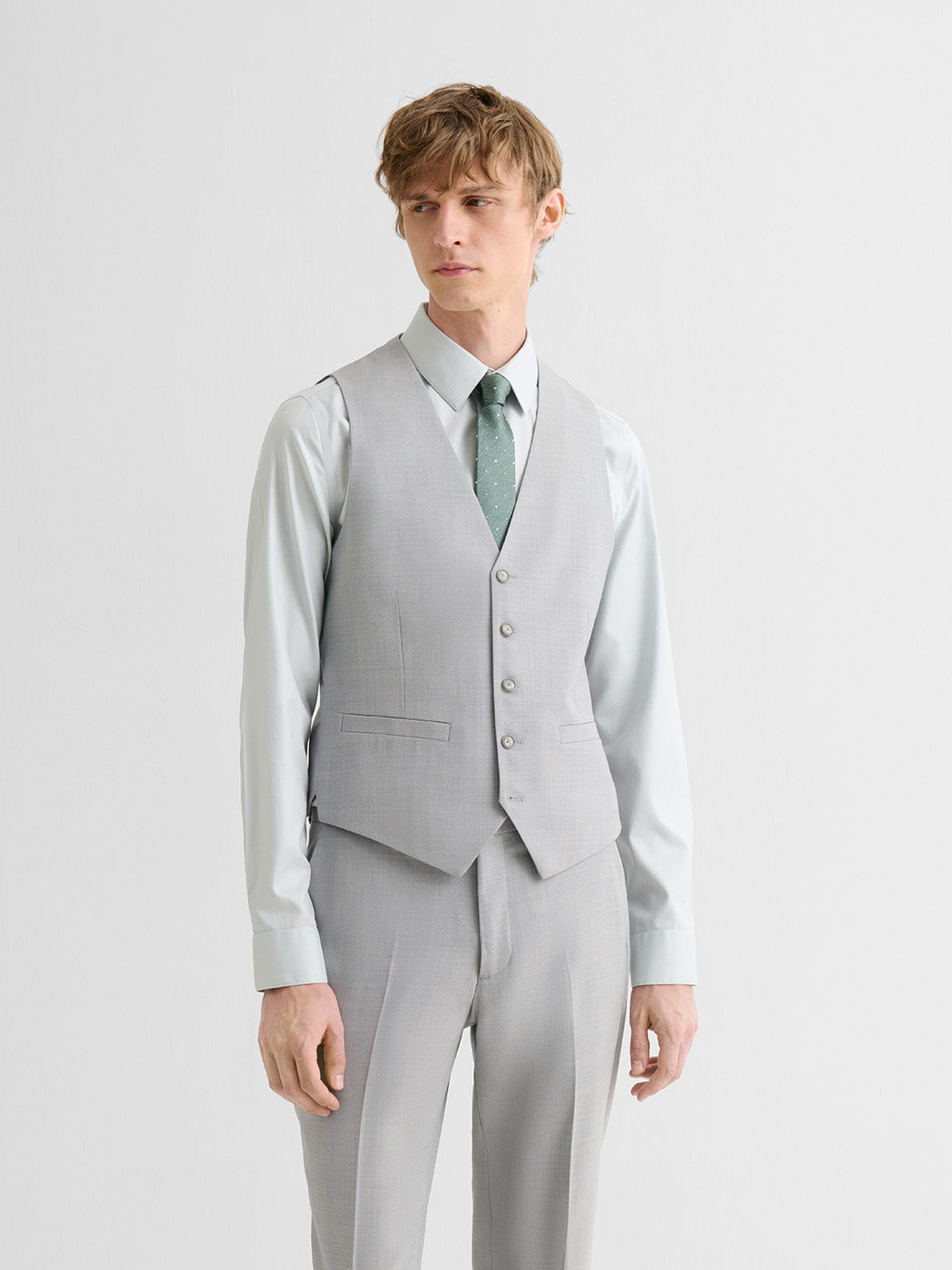 Gilet de costume naturel bi-stretch - DEVRED 1902