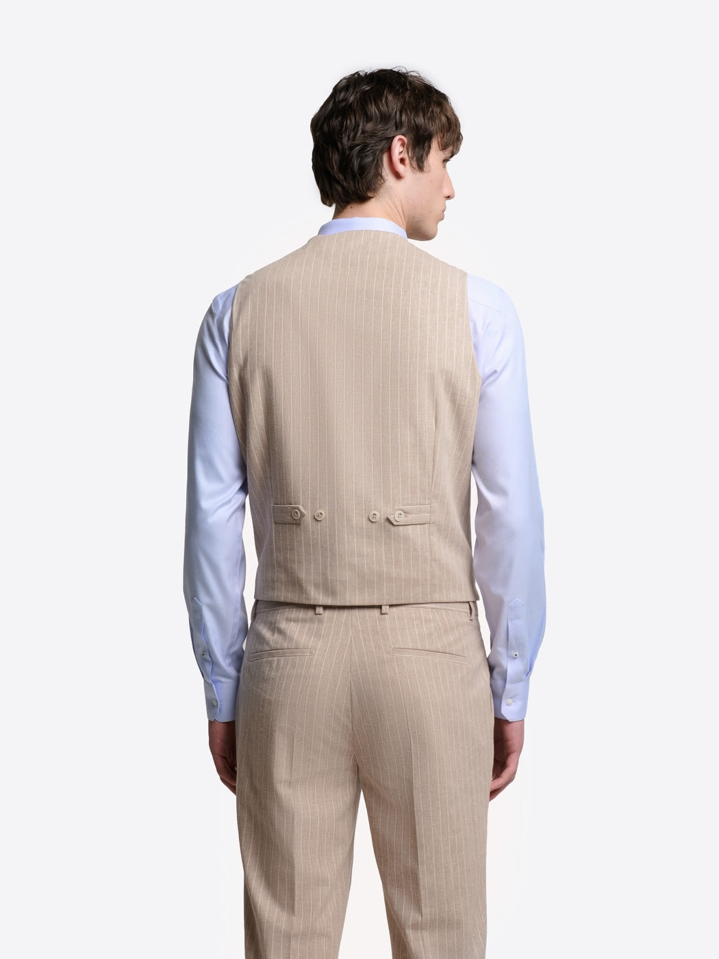 Gilet de costume bistretch à rayures - DEVRED 1902