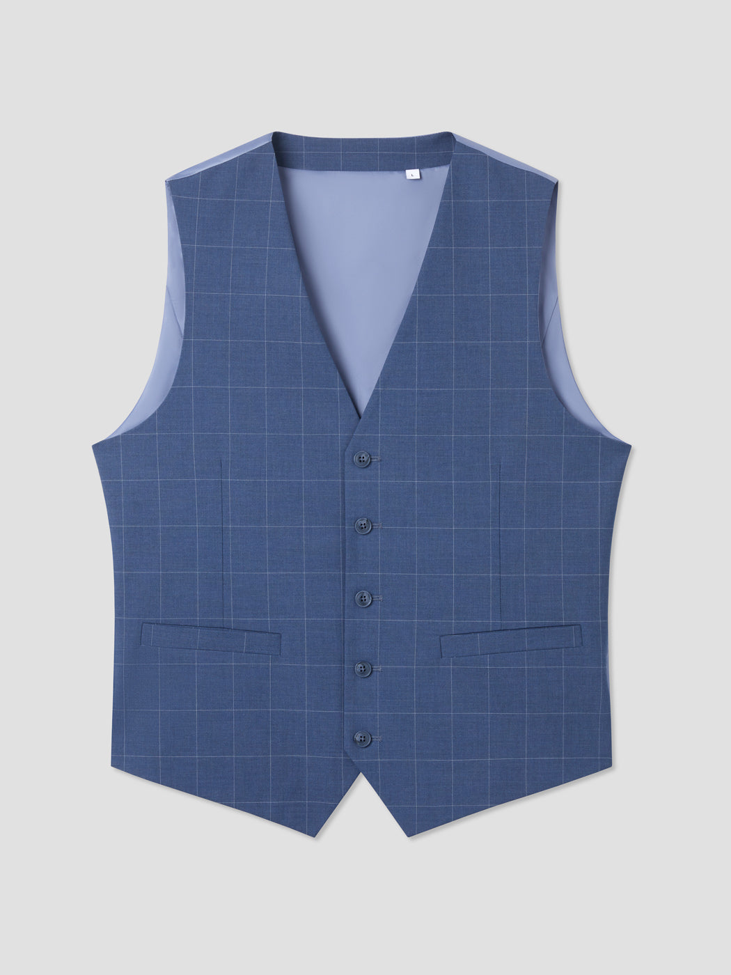 Gilet de costume bistretch à carreaux - DEVRED 1902