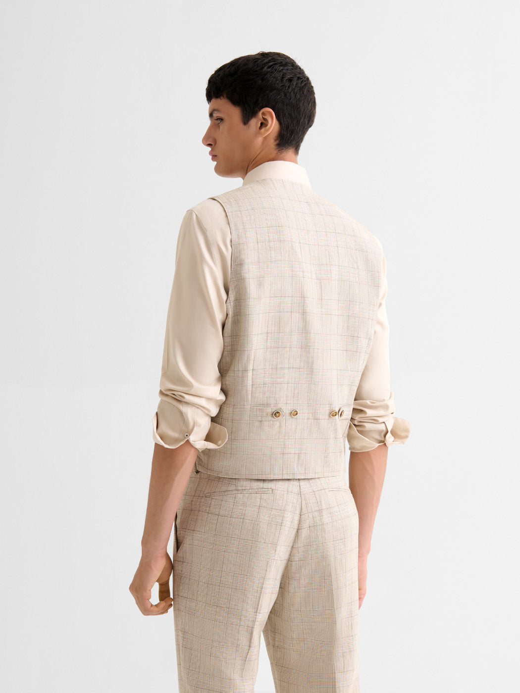 Gilet de costume à carreaux - DEVRED 1902