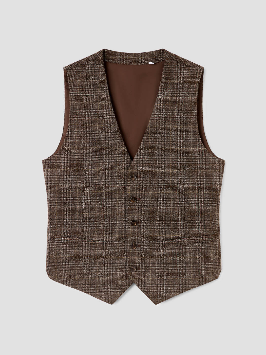 Gilet de costume bistretch à carreaux - DEVRED 1902