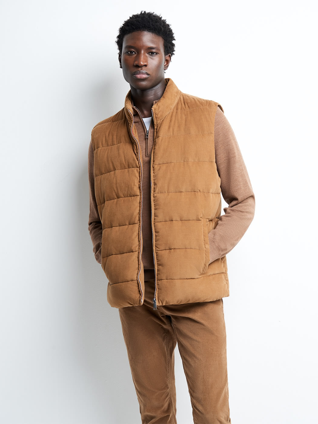 Gilet sans manche zippé col montant - DEVRED 1902
