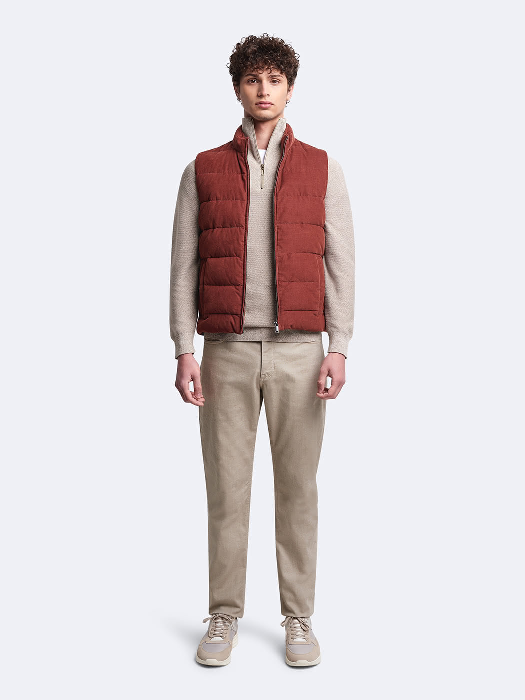 Gilet sans manche zippé en velours - DEVRED 1902